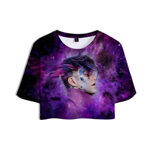 Lil Peep Cropped T-Shirt #7