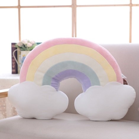 Plush Rainbow Pillow #1 (P11)