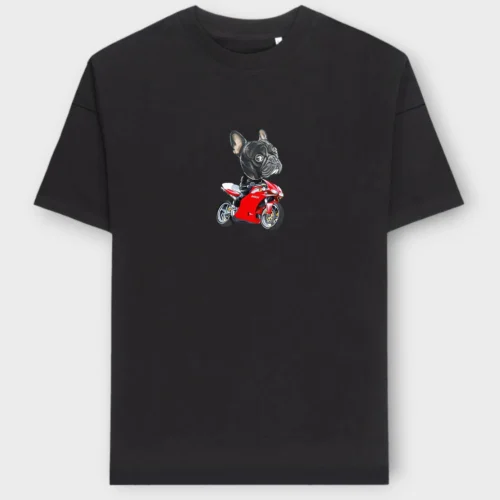 French Bulldog T-Shirt + GIFT #504- Bike