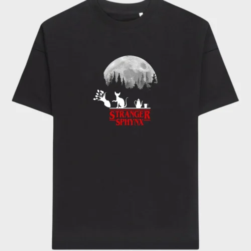 Stranger Things Cat T-Shirt #1