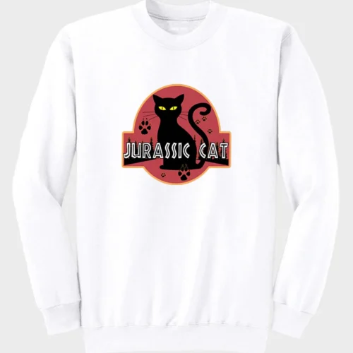 Jurassic Park Cat Sweatshirt #w1