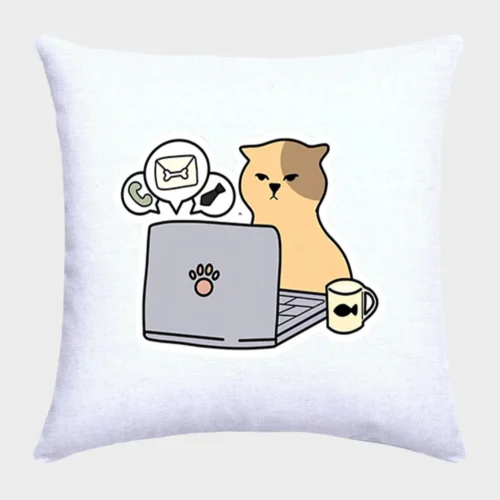 Cat Pillow #w27