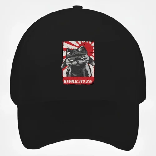 Kamikaze Cat Baseball Cap #1