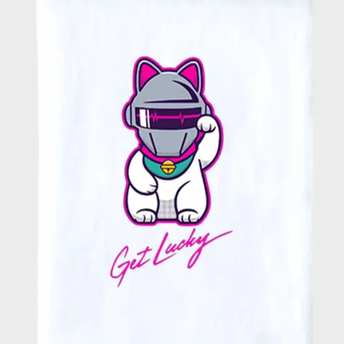 Daft Punk Cat Blanket #1