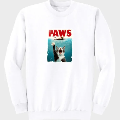 Jaws Cat Sweatshirt #w1