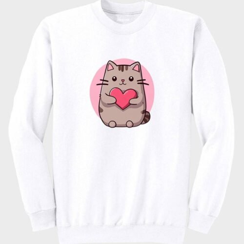 Cat Sweatshirt #w44