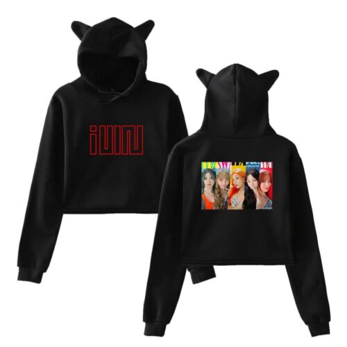 Gidle I Sway Cropped Hoodie #1