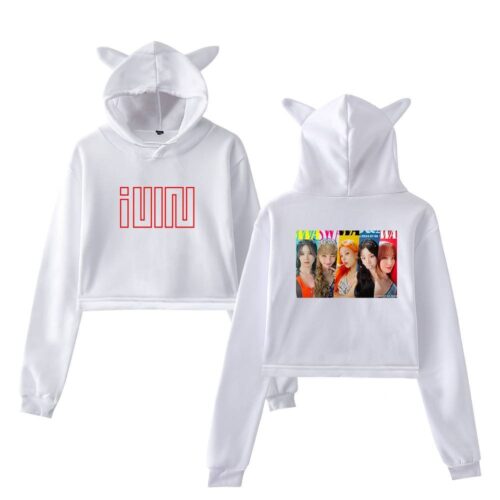 Gidle I Sway Cropped Hoodie #1