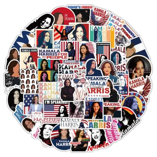 Kamala Harris Stickers (50 Pcs) #1