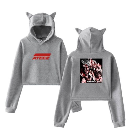 Ateez Cropped Hoodie #7