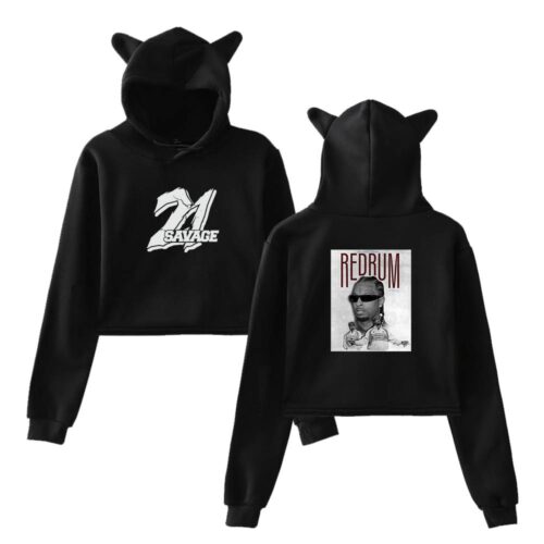 21 Savage Cropped Hoodie #1