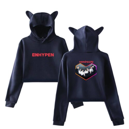 Enhypen Cropped Hoodie #2