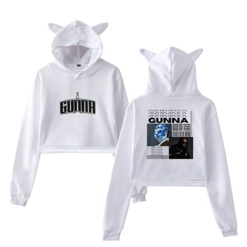 Gunna Cropped Hoodie #4