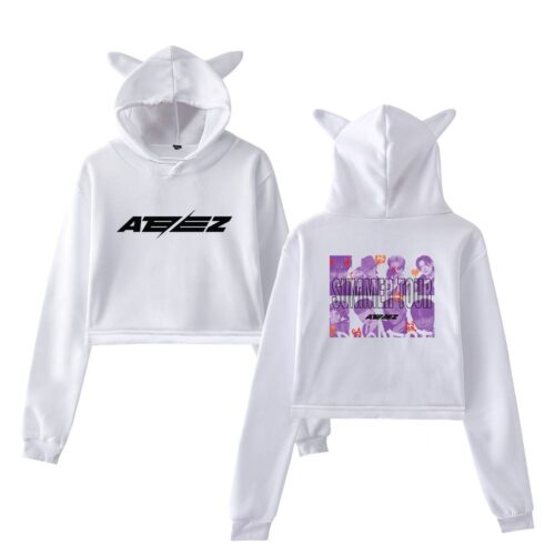 Ateez Cropped Hoodie #5