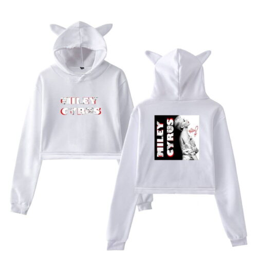 Miley Cyrus Cropped Hoodie #2