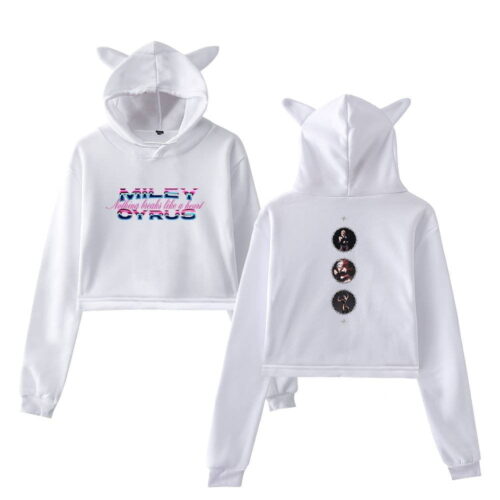 Miley Cyrus Cropped Hoodie #4 + Gift