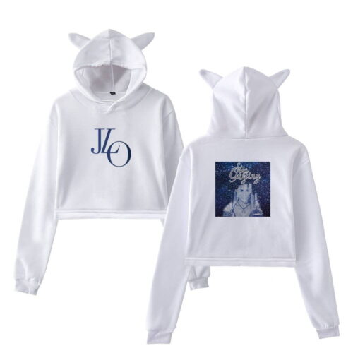 Jennifer Lopez Cropped Hoodie #2 + Gift