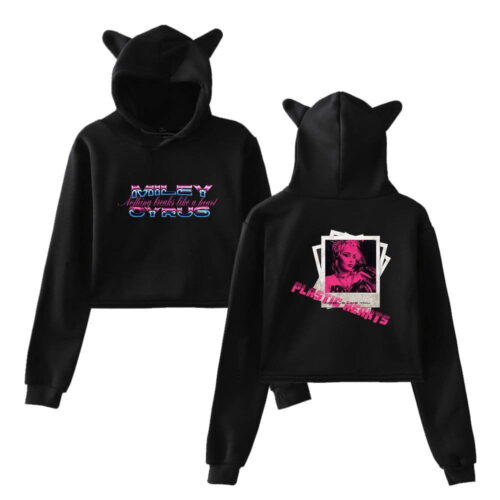 Miley Cyrus Cropped Hoodie #3