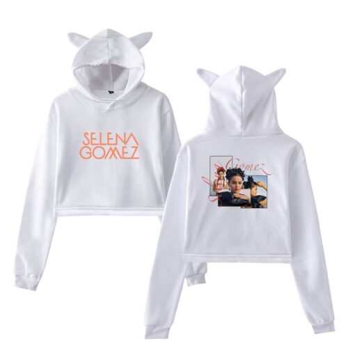 Selena Gomez Cropped Hoodie #5