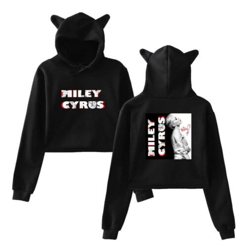 Miley Cyrus Cropped Hoodie #2