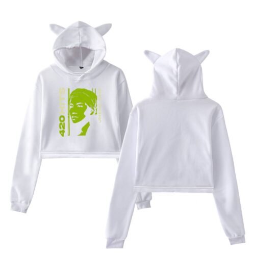 Jhene Aiko Cropped Hoodie #4