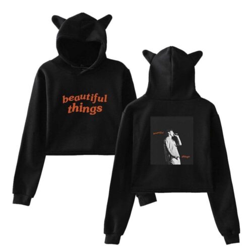 Benson Boone Beautiful Things Cropped Hoodie #1