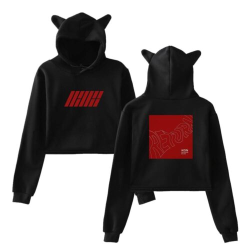 iKon Cropped Hoodie #3