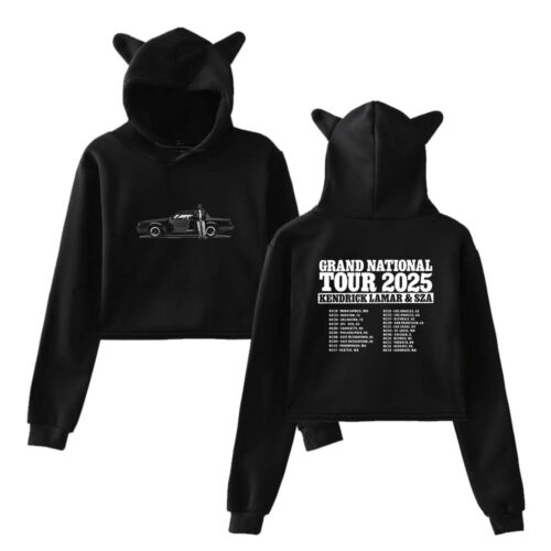 Kendrick Lamar & SZA Cropped Hoodie #2