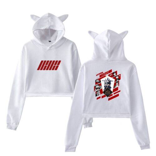 iKon Cropped Hoodie #1