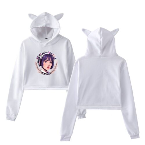 Momo Twice Cropped Hoodie #1