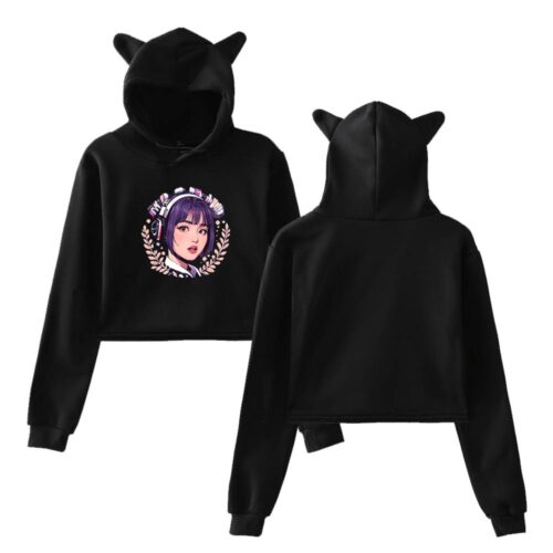 Momo Twice Cropped Hoodie #1