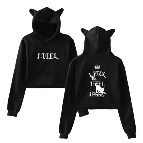 Gidle “I Feel” Cropped Hoodie #2