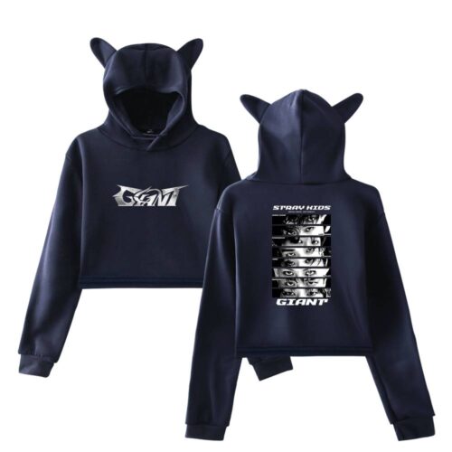 Stray Kids Giant Cropped Hoodie #2